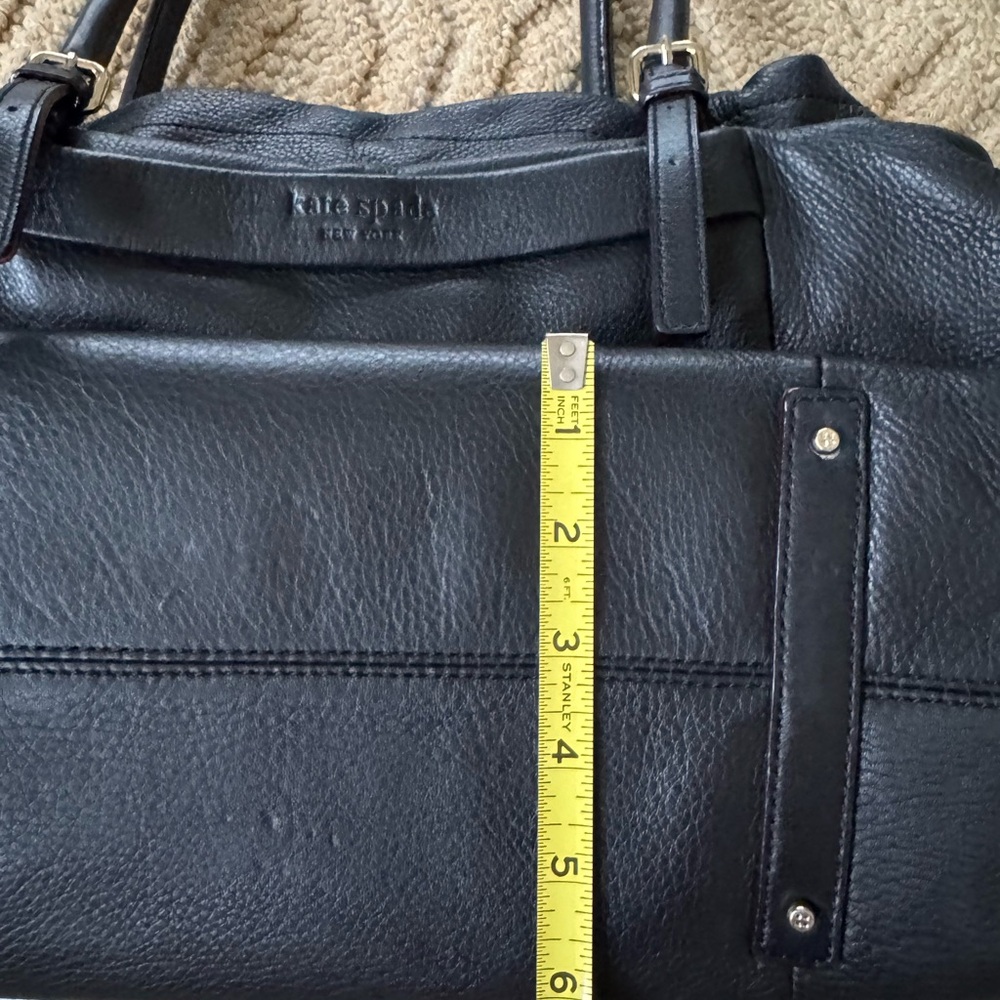 ♠️Kate Spade Black Pebbled Leather Purse!  Perfect condition!  ✨ - Picture 7 of 7